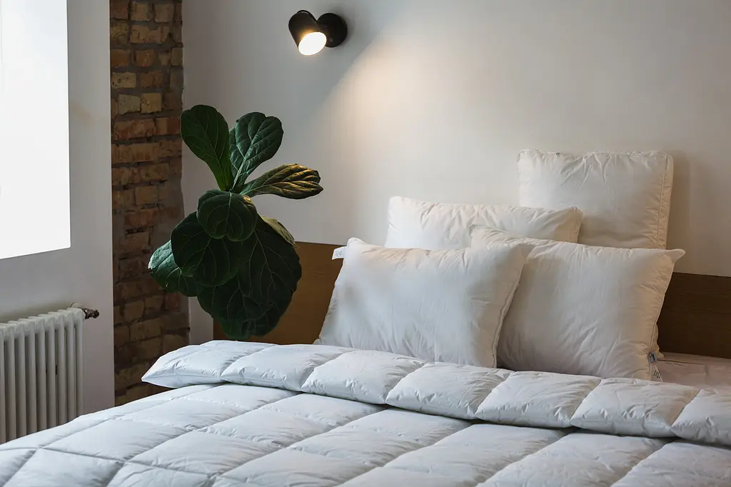 Ковдра Ecotton Ecofill Premium 200х210 см Євро антиалергенна з біопухом біла в чохлі для зберігання (25083) - фото 6