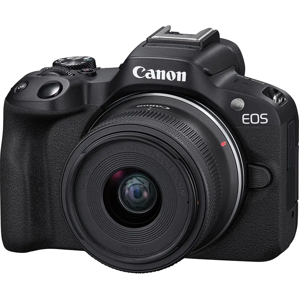 Бездзеркальний фотоапарат Canon EOS R50 Creator Kit RF-S 18-45mm f4.5-6.3 IS STM Black [5811C036] [140465] - фото 5