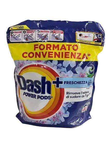 Капсули для прання Dash Power Pods + Freschezza Toccho di Lenor (31 шт.)