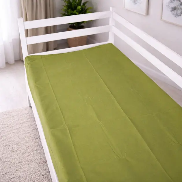 Дитяча постільна білизна TEENAGER Poplin olive flowers (2200012797303) - фото 4