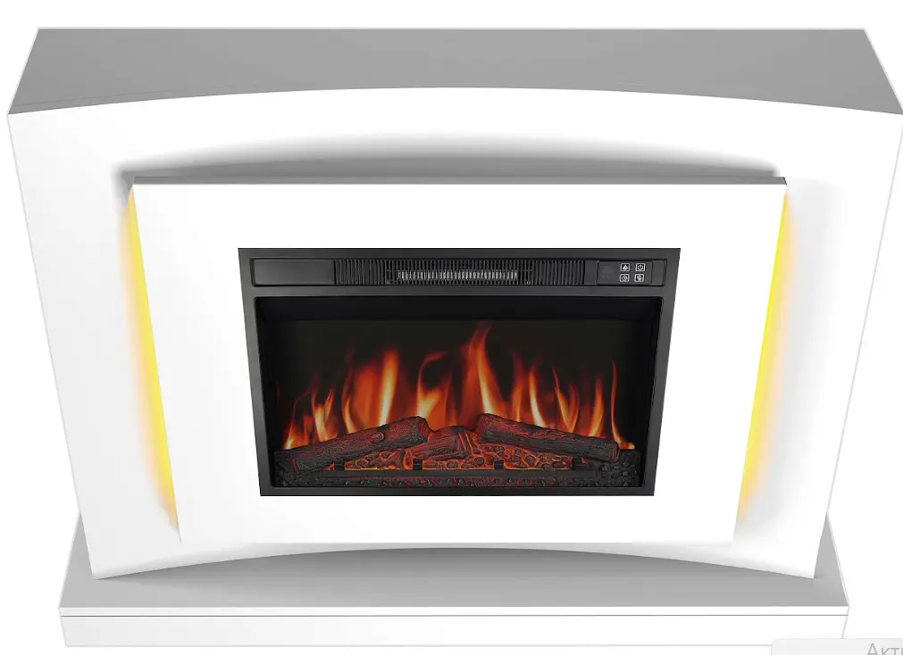 Електрокамін ArtiFlame Lucca AF23S білий з LED підсвічуванням - фото 2