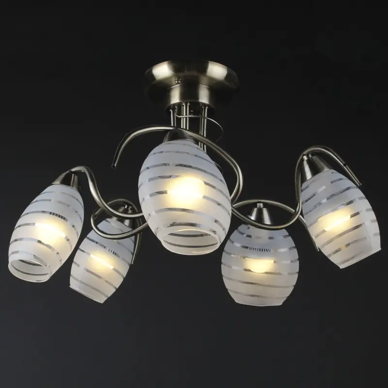 Люстра потолочная Brille E14 60W BZ (LK-529C/5) - фото 3