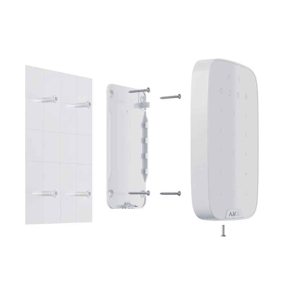 Клавиатура Ajax Keypad Plus белая (26-00054) - фото 4