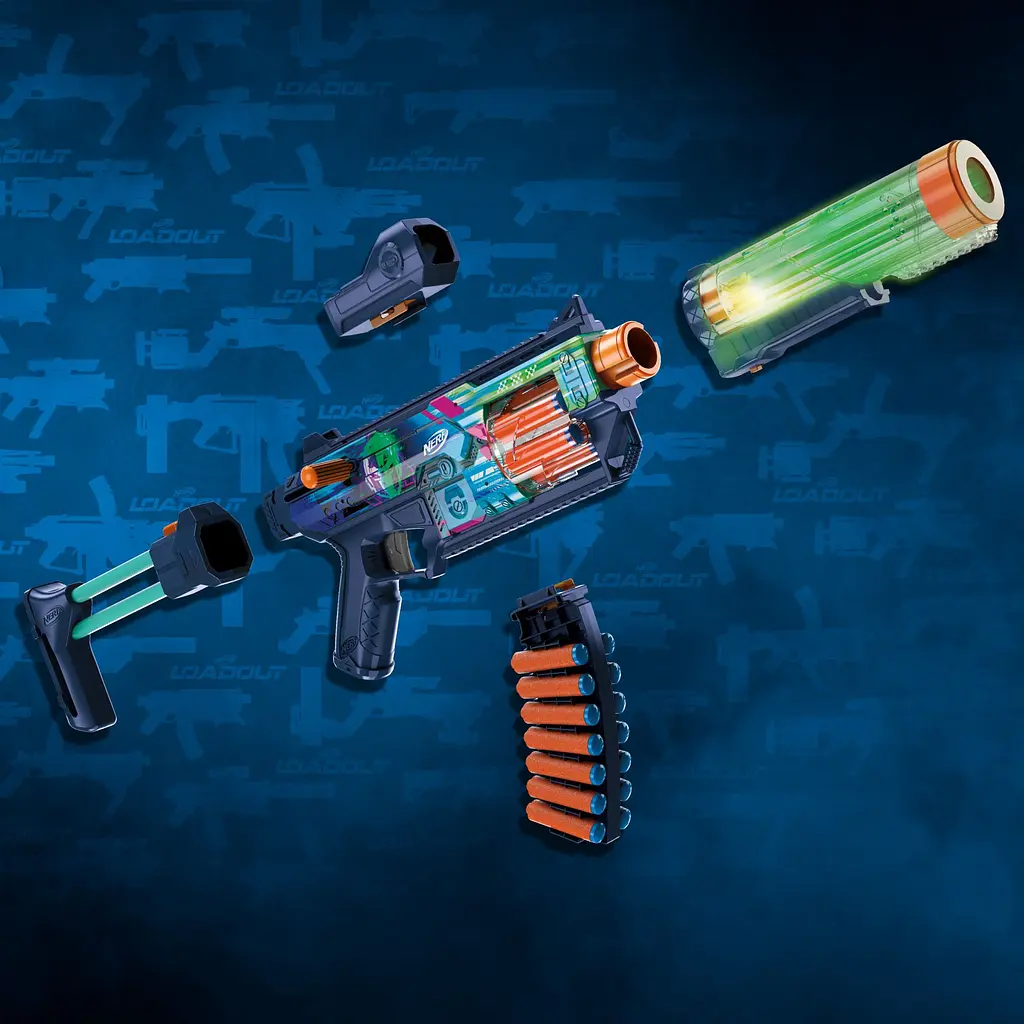  Бластер іграшковий Hasbro Nerf Loadout Cyberlight Ghost із LED-підсвіткою (G1824) - фото 5