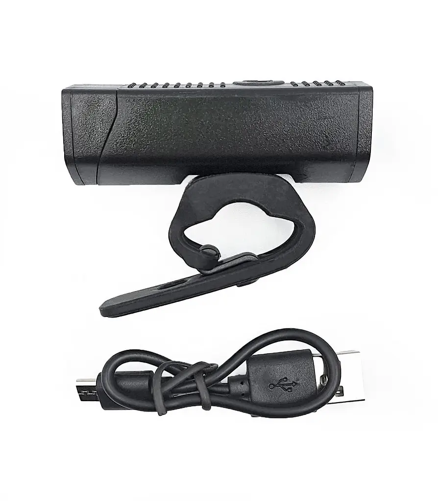 Велосипедна фара передня BeCool FL1616 USB 300 Лм 6х3х4 см (G0000700) - фото 3
