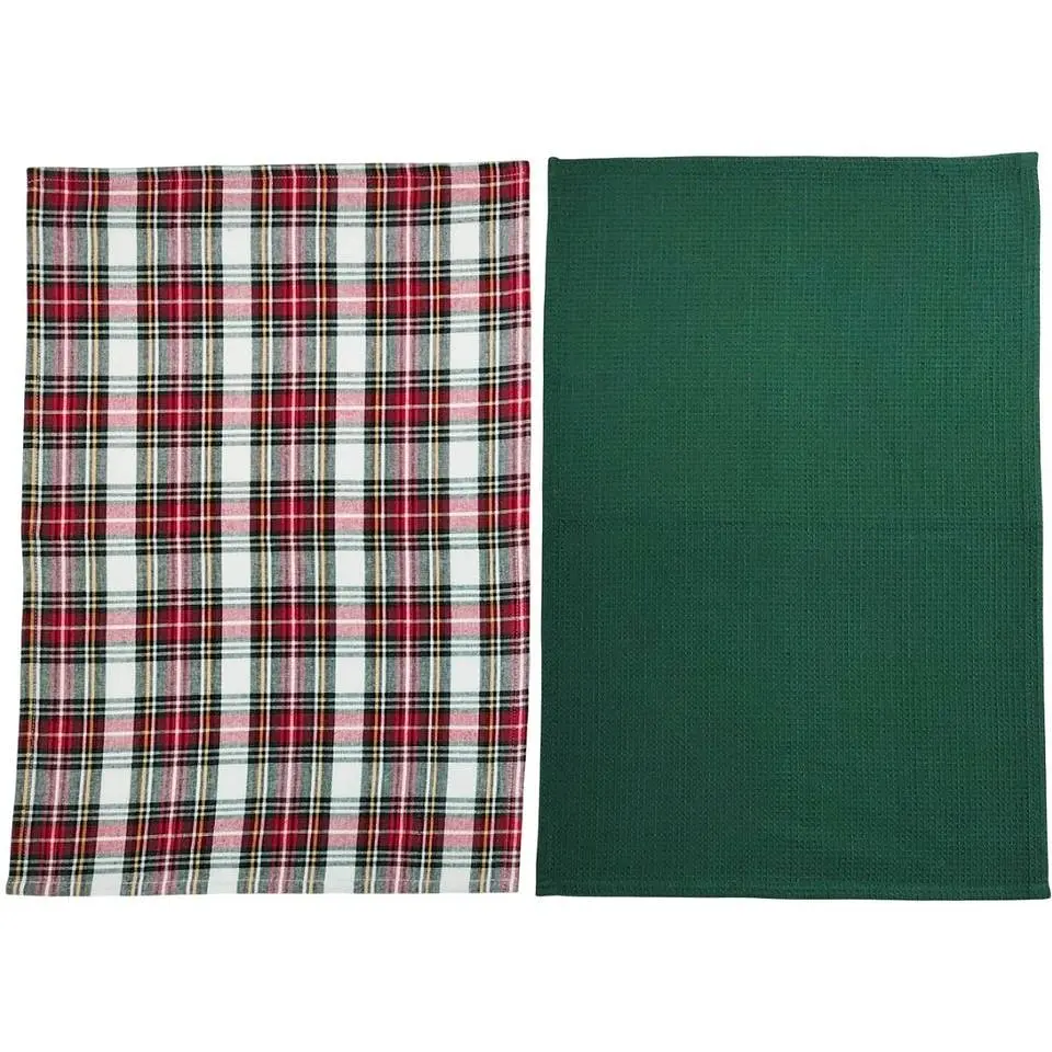 Набор полотенец Soho Sell Green/Red хлопок 100% 40х60 см 2 шт. (BS 45544A) - фото 2