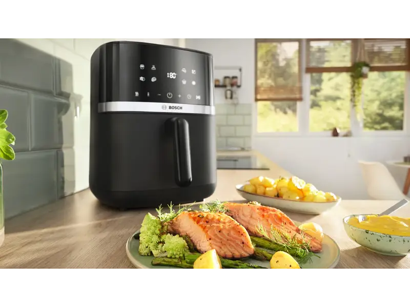 Мультипіч (аерофритюрниця) Bosch Serie 4 Air Fryer Fekete MAF462B1 - фото 6