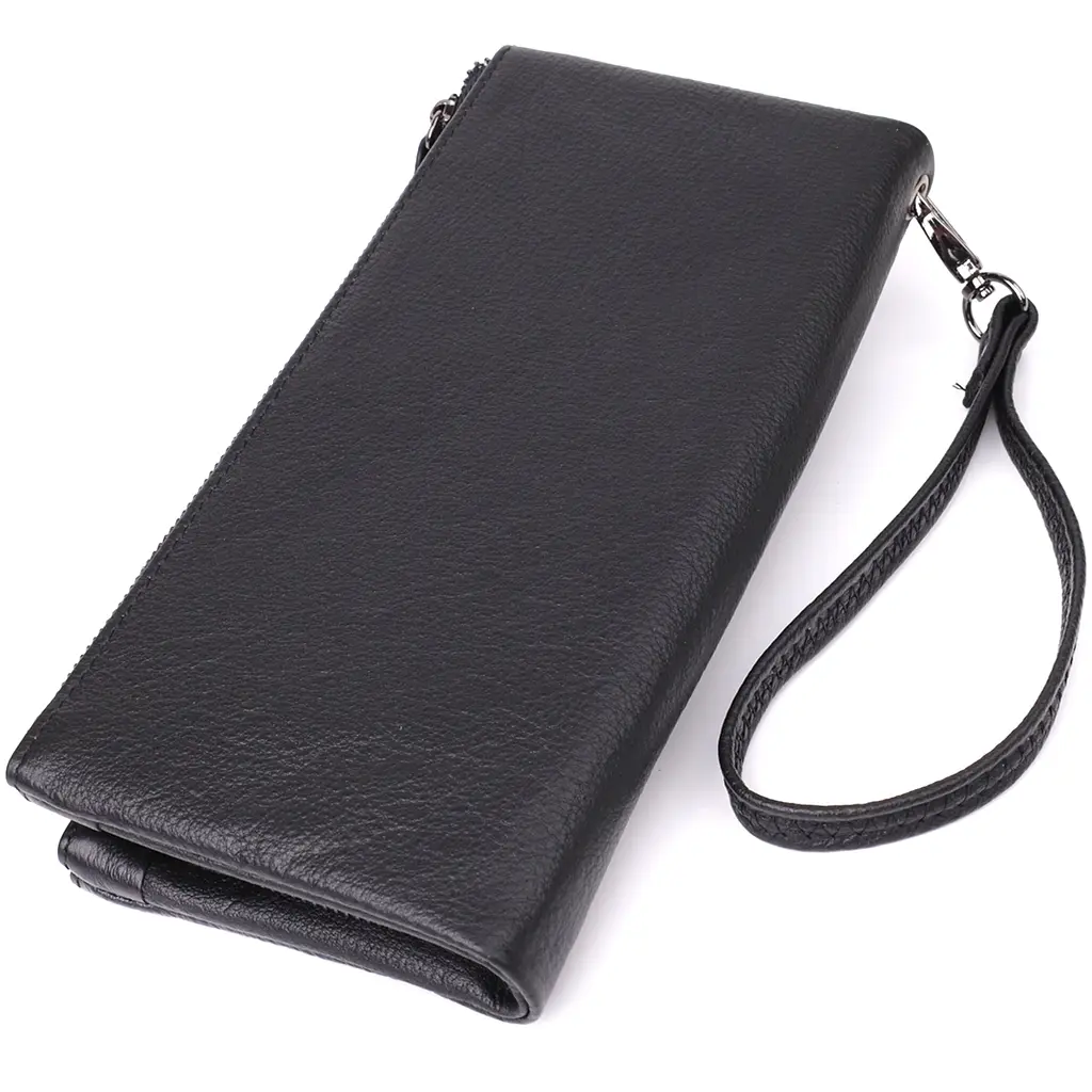 Шкіряний гаманець на три відділення ST Leather 20.5х10.5х3 см acs0029687 - фото 2