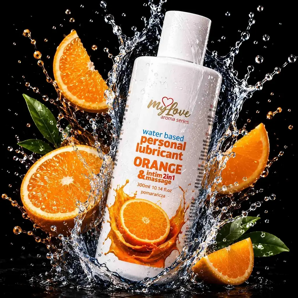 Лубрикант MyLove Aroma Series IntimMassage 2in1 Orange, 300 мл - фото 2