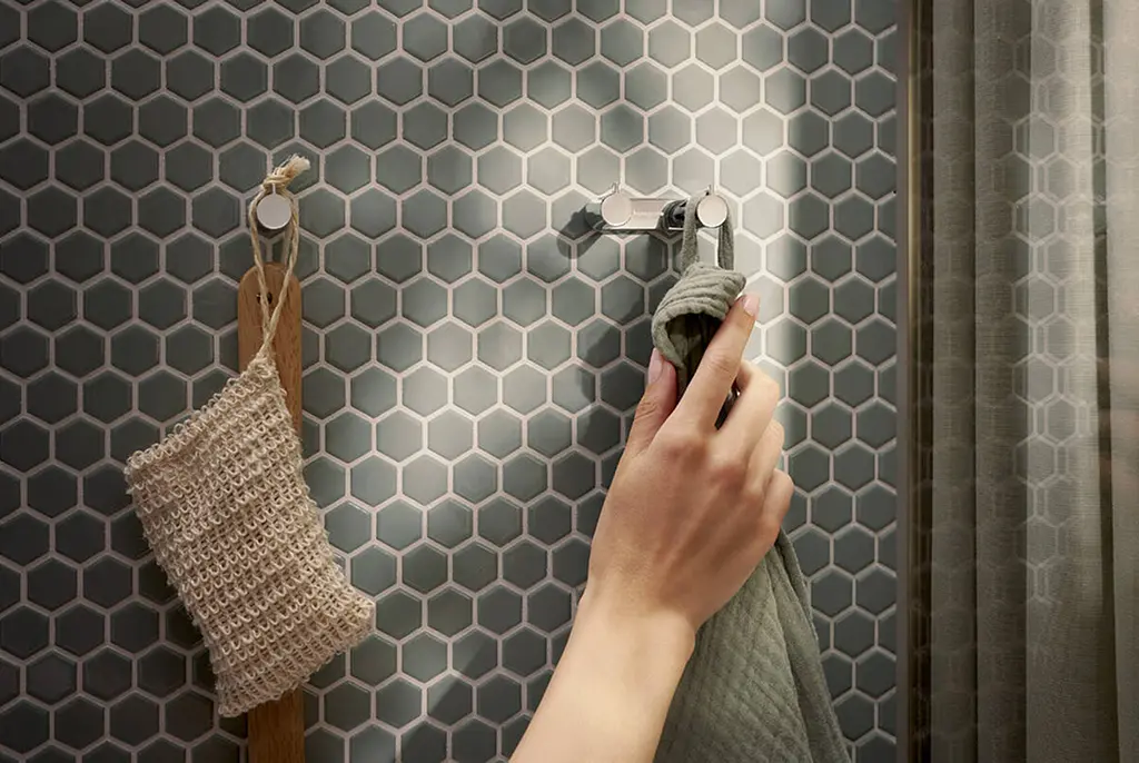Гачок для ванної Hansgrohe AddStoris S подвійний халатів chrome 41785000 - фото 2
