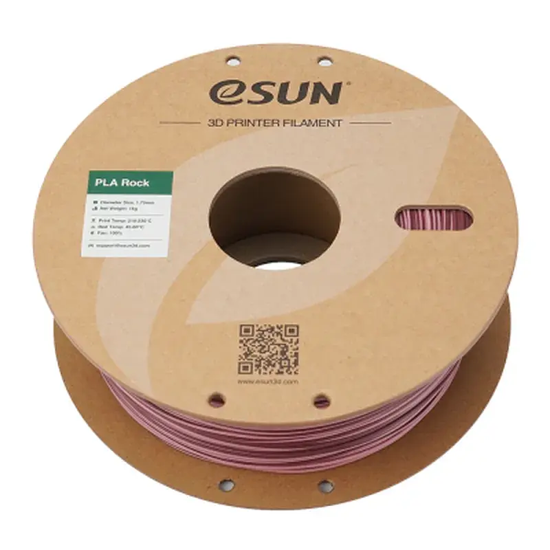 Пластик для 3D-принтера eSUN PLA Rock 1,75mm 1kg QUARTZITE (PLA-ROCK75O-QT1P1) - фото 3