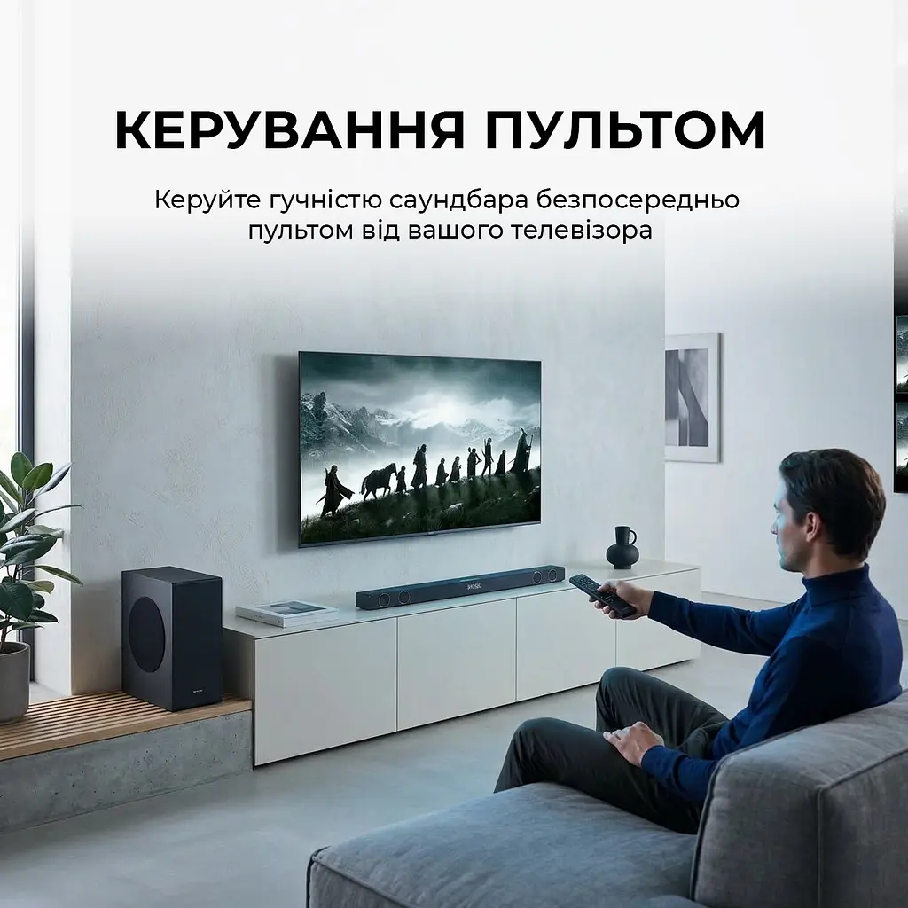 Саундбар Sharp HT-SBW320 Black - фото 6