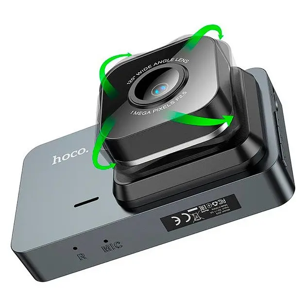 Відеореєстратор Hoco DV9 3-inch Screen Driving Recorder (720P) Metal Grey - фото 3