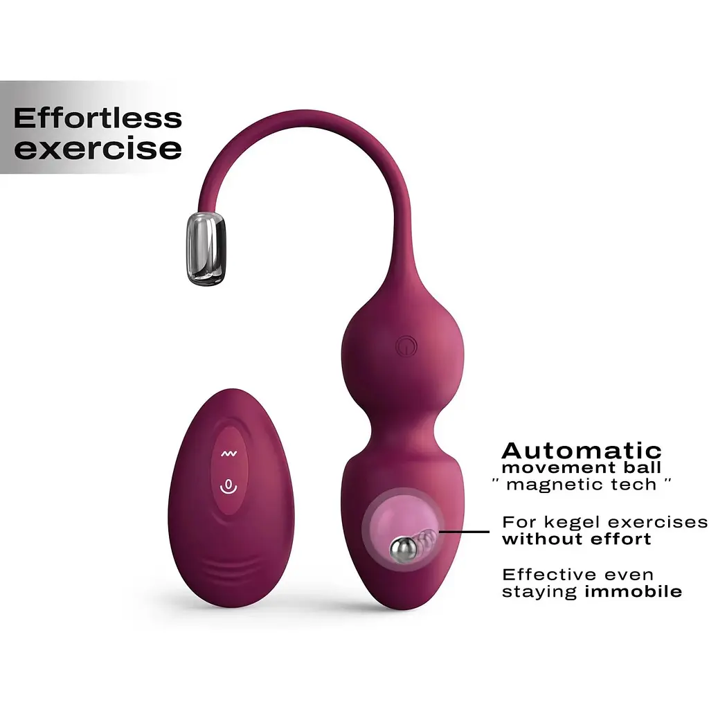 Вагинальные шарики Dorcel Love Balls Plum - фото 2