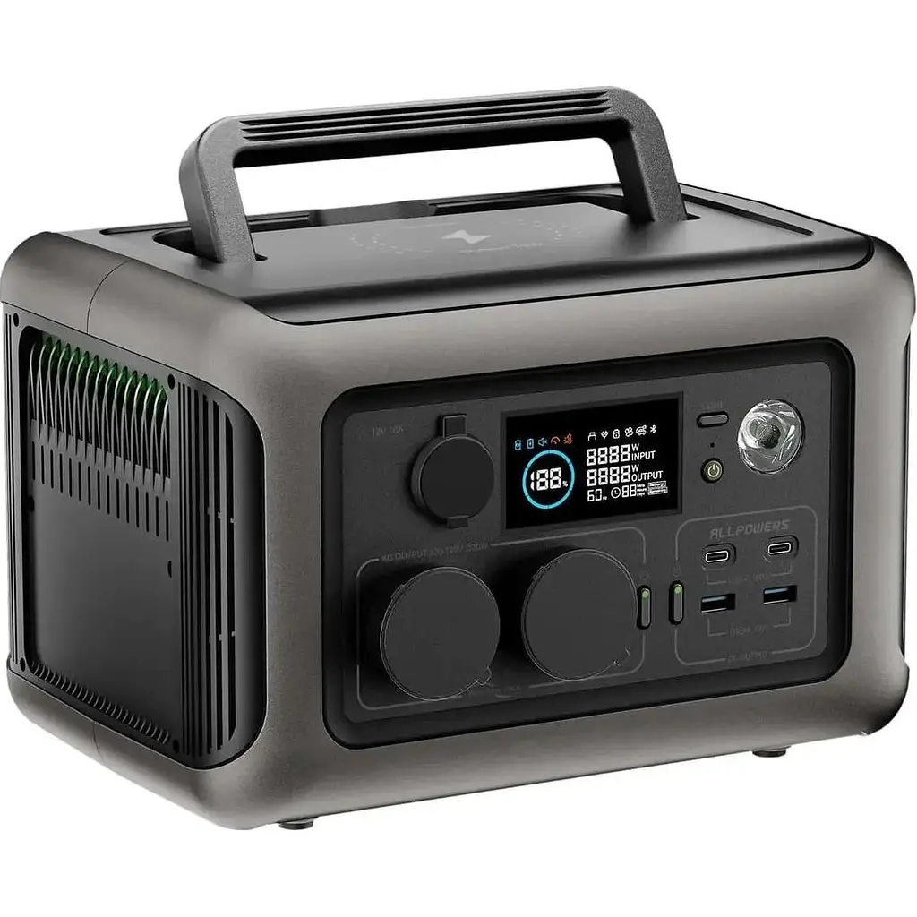 Зарядна станція ALLPOWERS R600 / 600 Вт / 299.52 Вт/ч / LiFePO4 (R600) - фото 3