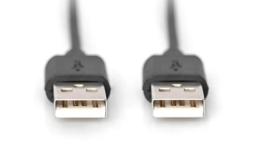 Кабель USB, тип A (M/M), 3 м, чорний AK-300100-030-S DIGITUS by ASSMANN - фото 2
