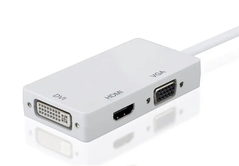 Перехідник mini DisplayPort M --> HDMI/VGA/DVI (24+5), FHD 1080p - фото 4