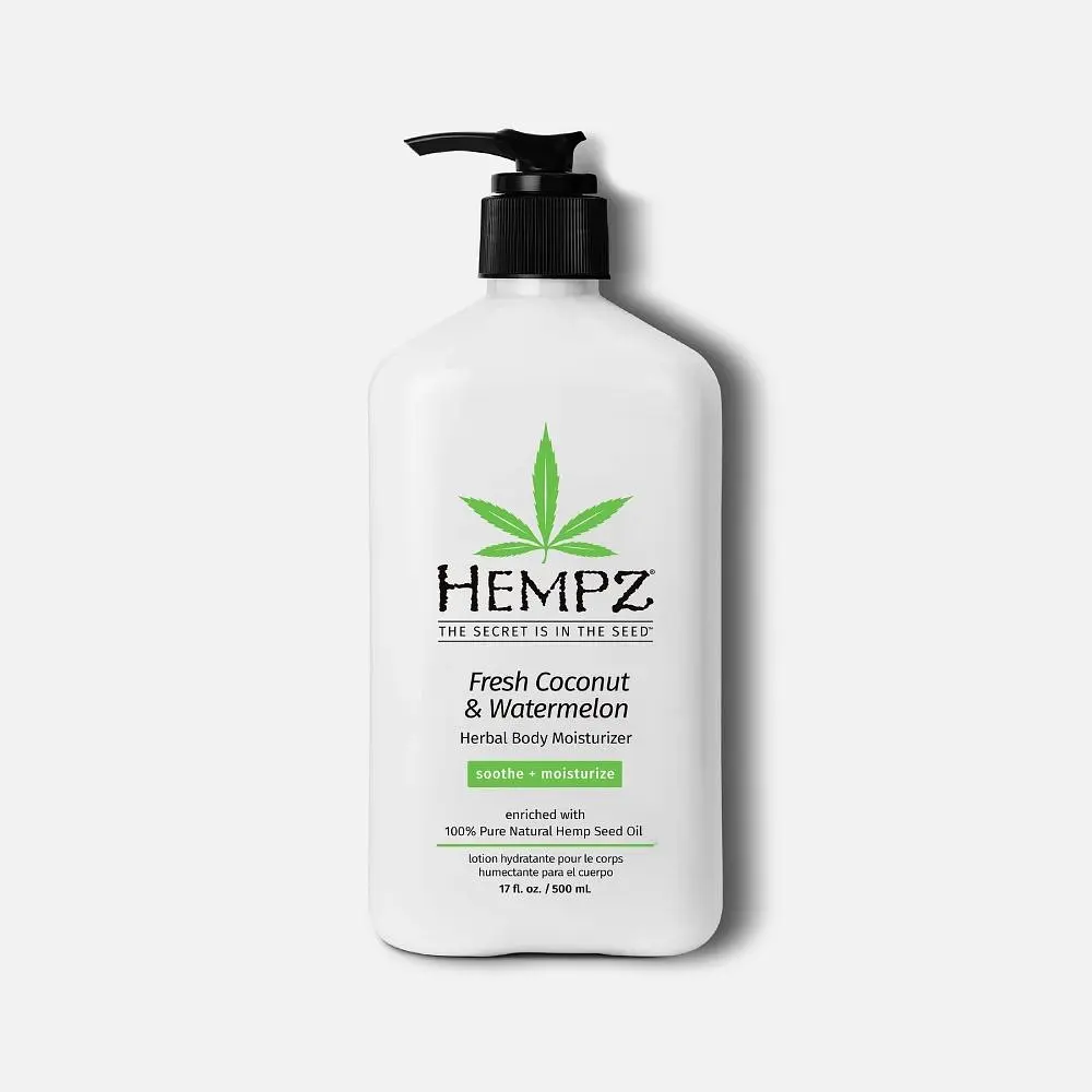 Молочко рослинне зволожуюче для тіла "Кокос та Кавун" Hempz 500 мл (2153-03)