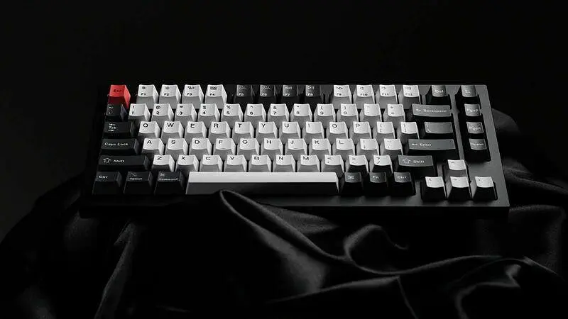 Клавіатура Keychron Q1 QMK Hot-Swappable Gateron Phantom Red RGB Knob Navy (Q1O1_KEYCHRON) - фото 4