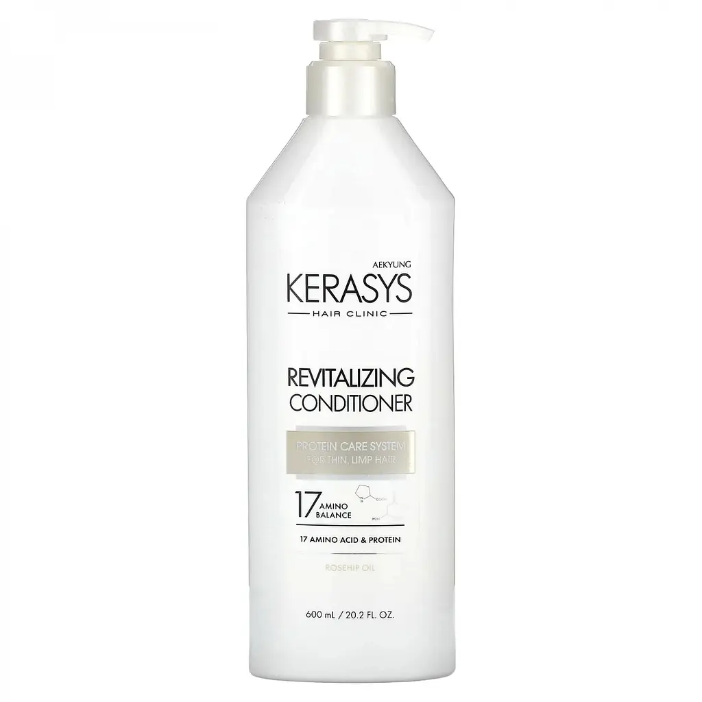 Набір: шампунь Kerasys Hair Clinic Revitalizing Shampoo оздоровчий 600 мл + кондиціонер Kerasys Revitalizing Conditioner Оздоровчий 600 мл duplication - фото 3