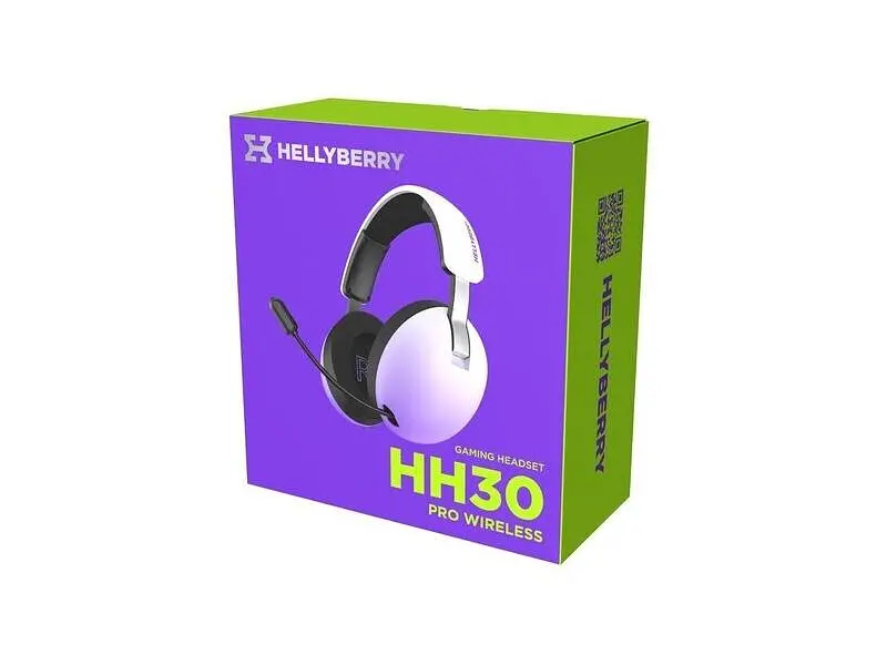 Навушники з мікрофоном Hator Hellyberry HH30 PRO Wireless White/Violet (8721325992505) - фото 9
