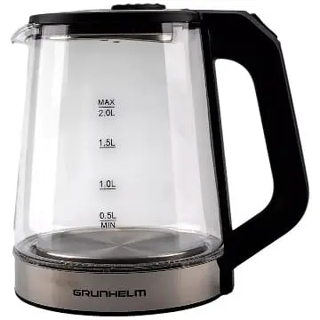 Электрочайник дисковый стеклянный Grunhelm EKG-2313 2л 1800 Вт - фото 4