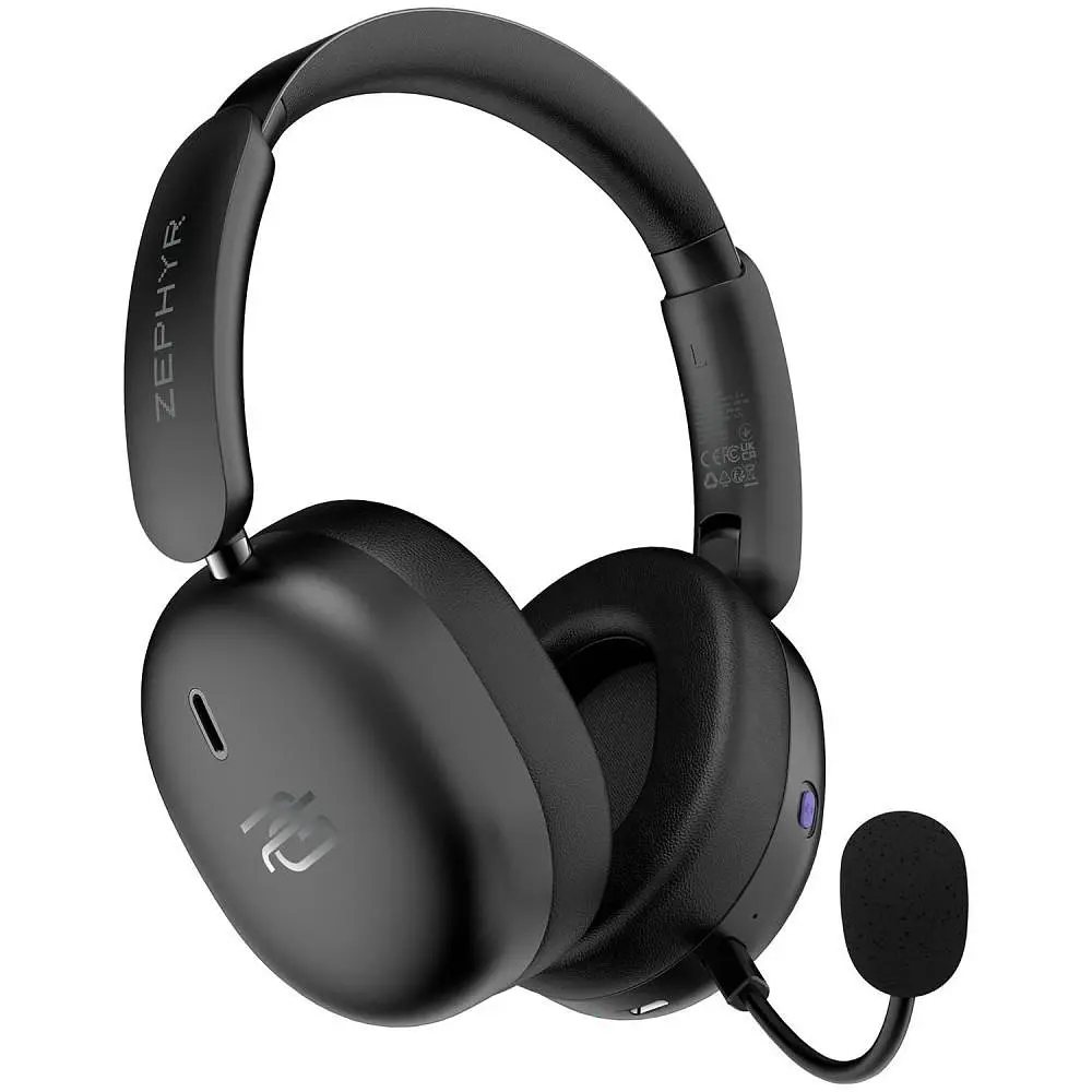 Ігрова гарнітура Proove Gaming Zephyr (APP) Black Purple (WHZP00022001) - фото 3