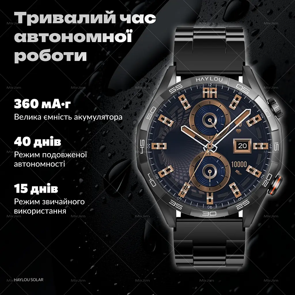 Смарт-часы Smart watch Haylou Solar 5 с функцией голосового вызова, звонки по Bluetooth HD-дисплею мониторинг здоровья и AMOLED-дисплеем 1.43" Silver - фото 11