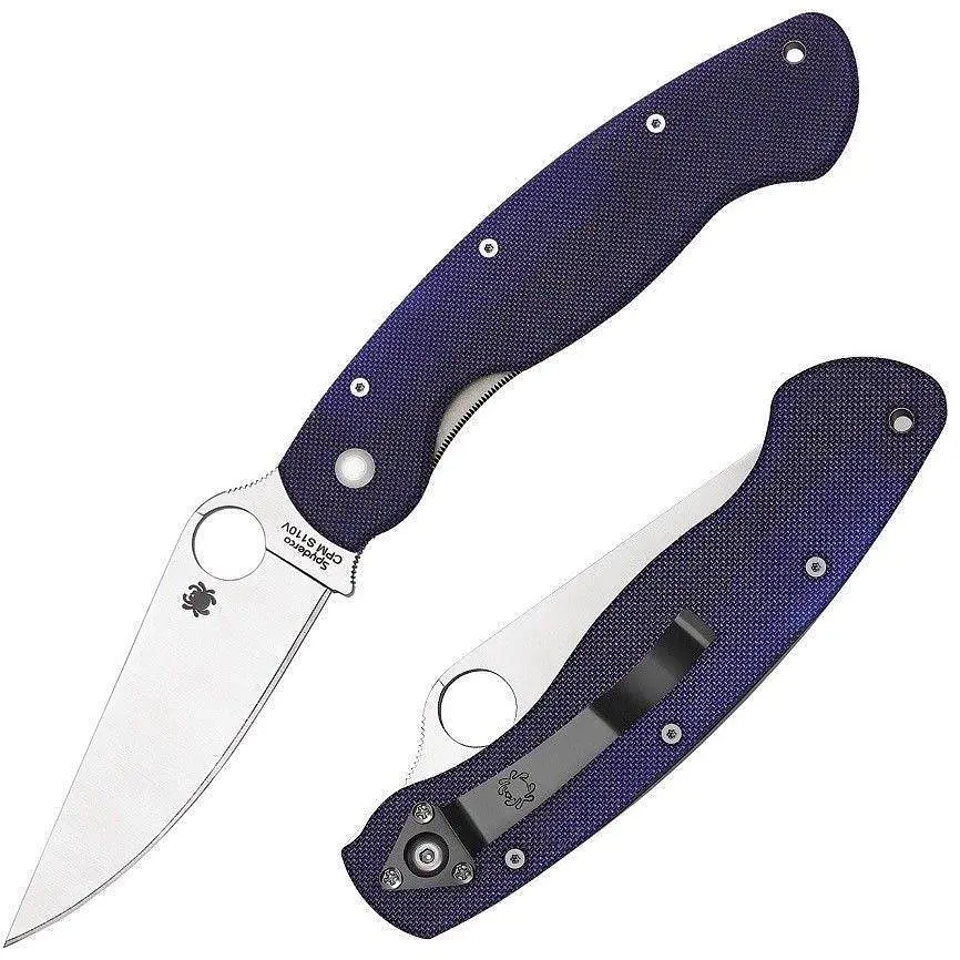 Ніж складний Spyderco Military синій, S110V (C36GPDBL) - фото 3