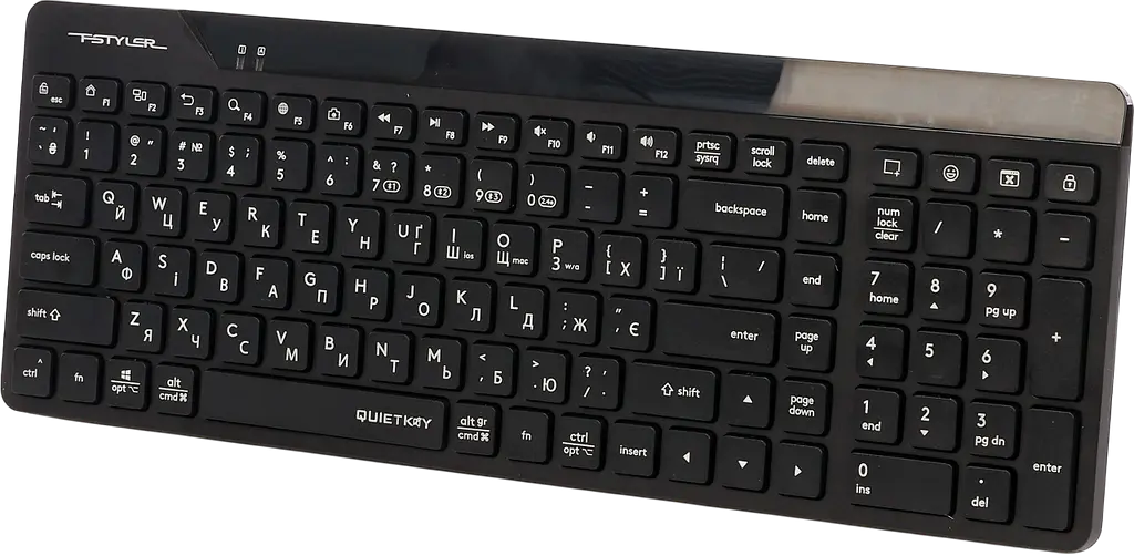 Клавіатура бездротова A4Tech FBK23 AS Black - фото 2