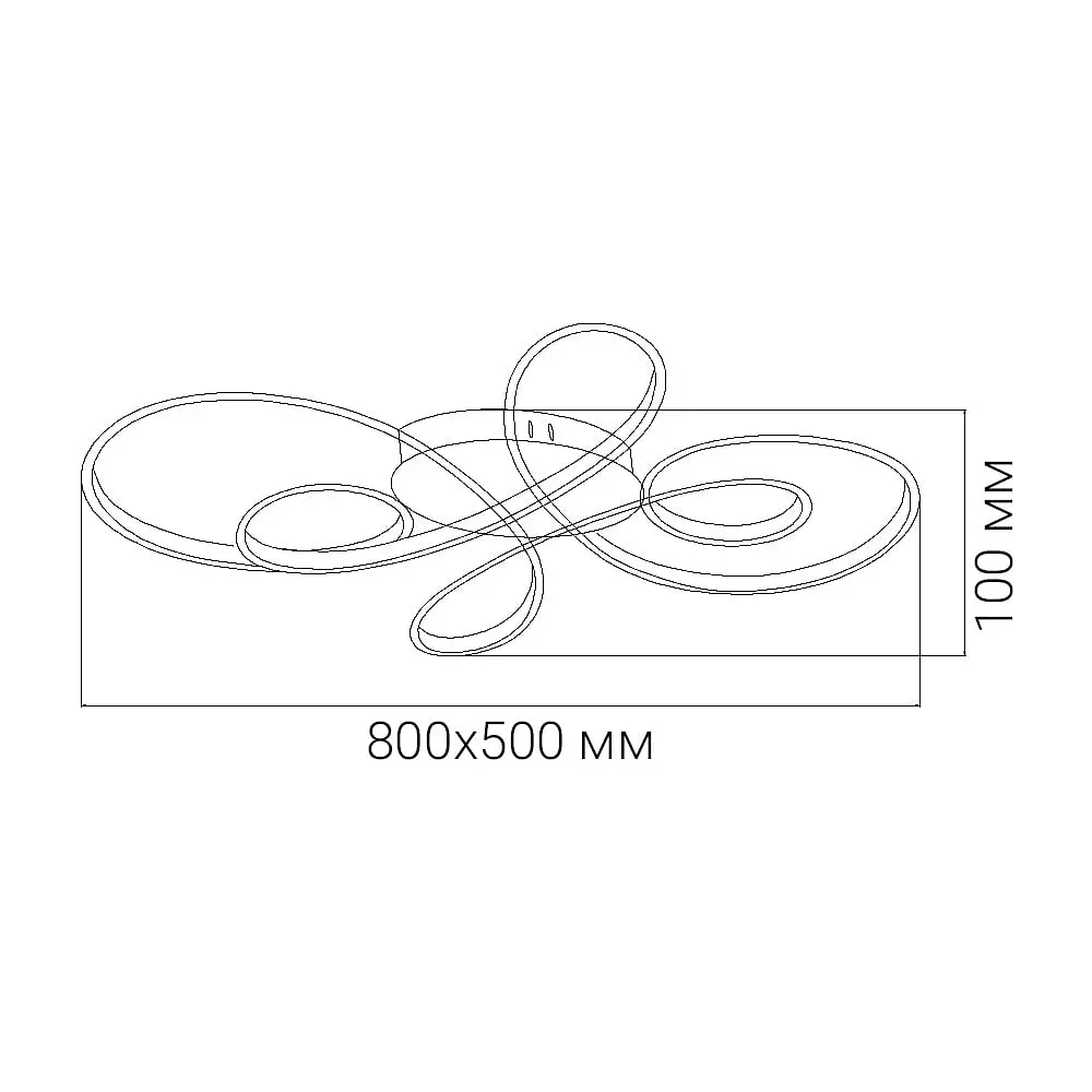 Светодиодная люстра Ardero AL6540ARD FABIO M 95Вт белый - фото 2