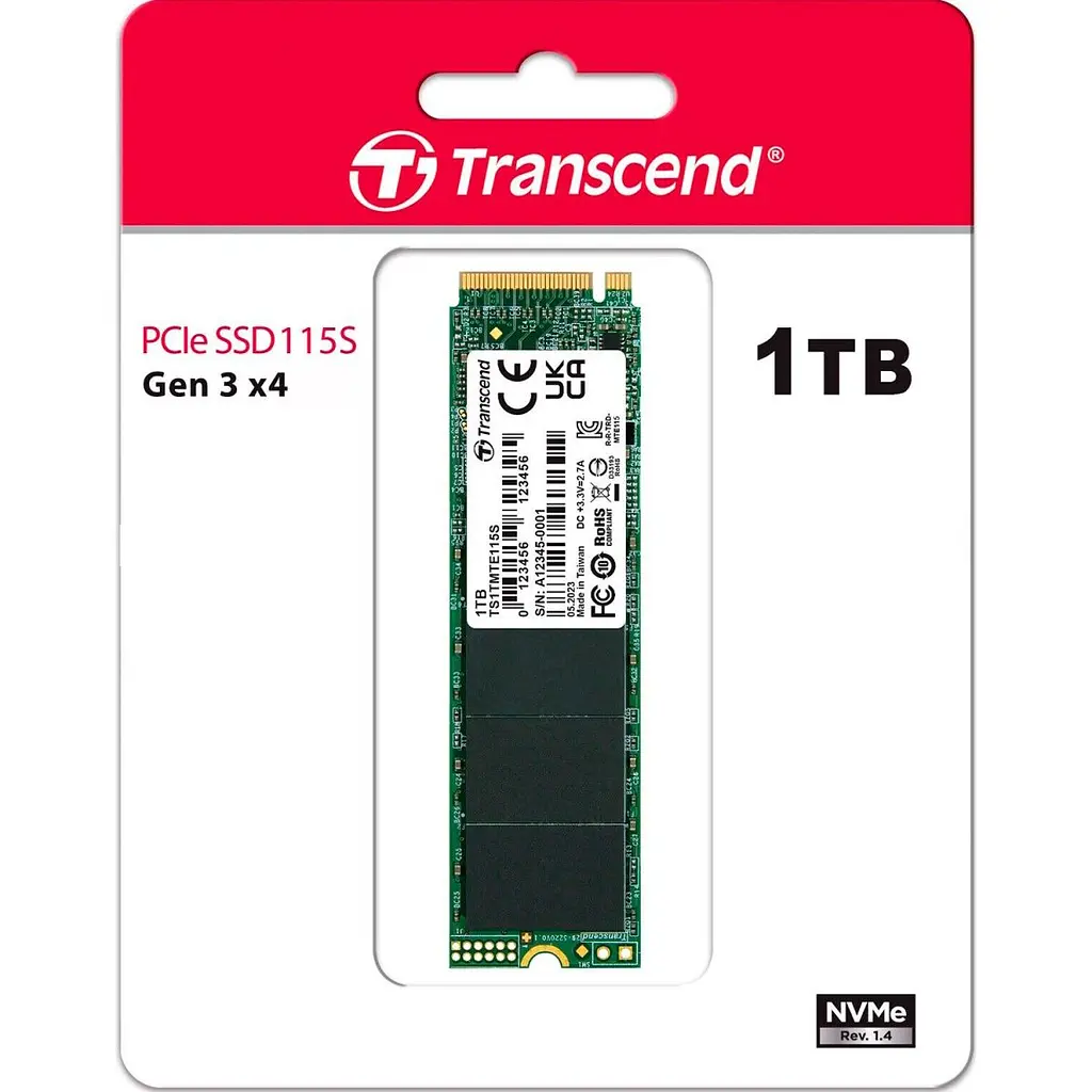SSD накопичувач Transcend 115S 1TB (TS1TMTE115S) [93407] - фото 3
