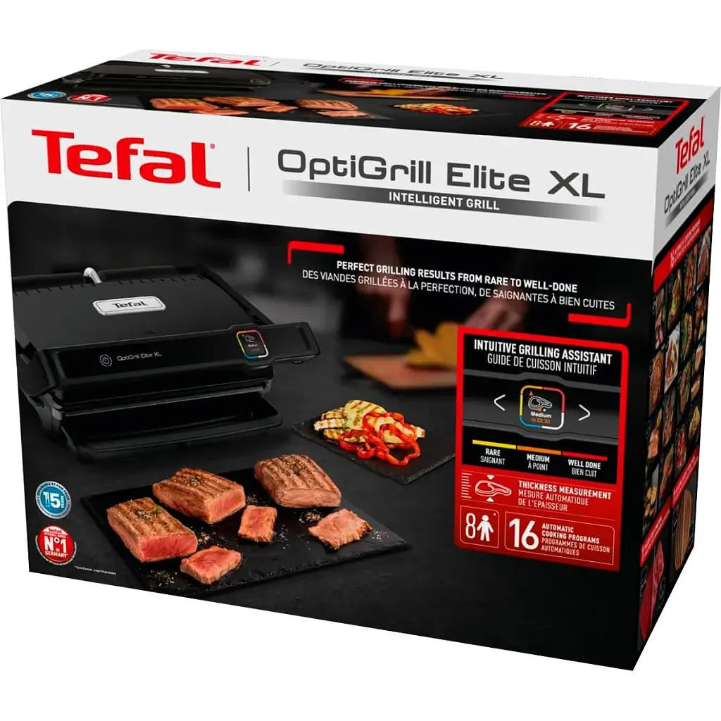 Електрогриль Tefal OptiGrill Elite XL GC760812 [122555] - фото 4