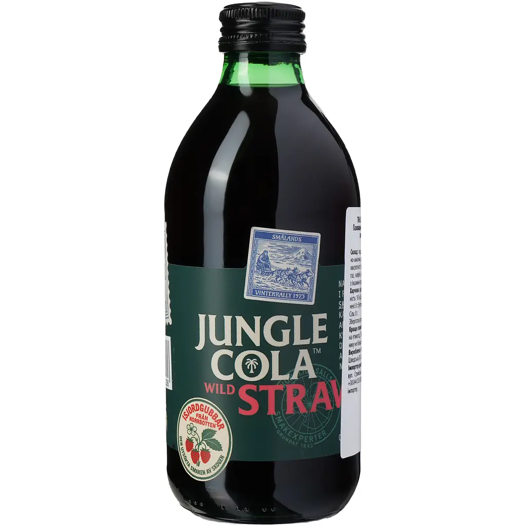 Напій Jungle Cola газований зі смаком коли та лісової полуниці 330 мл - фото 3