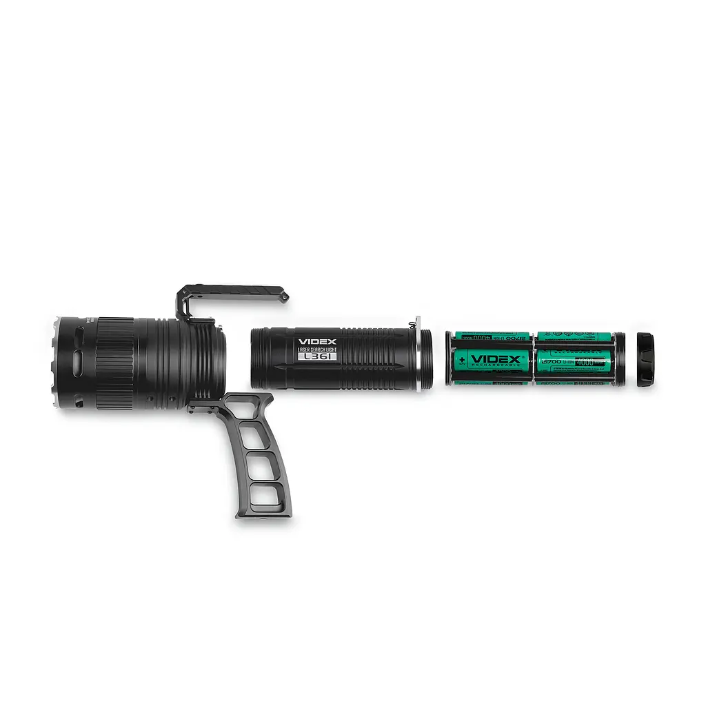 Зенітно-пошуковий лазерний переносний ліхтар Videx VLF-L361, 7000Lm 6500K (28093-000) - фото 13