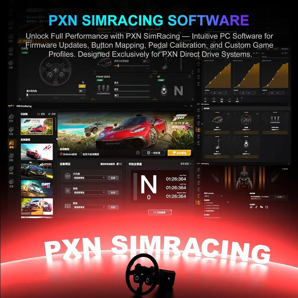 Кермо PXN WCS R2 for PC RGB 33cм - фото 10