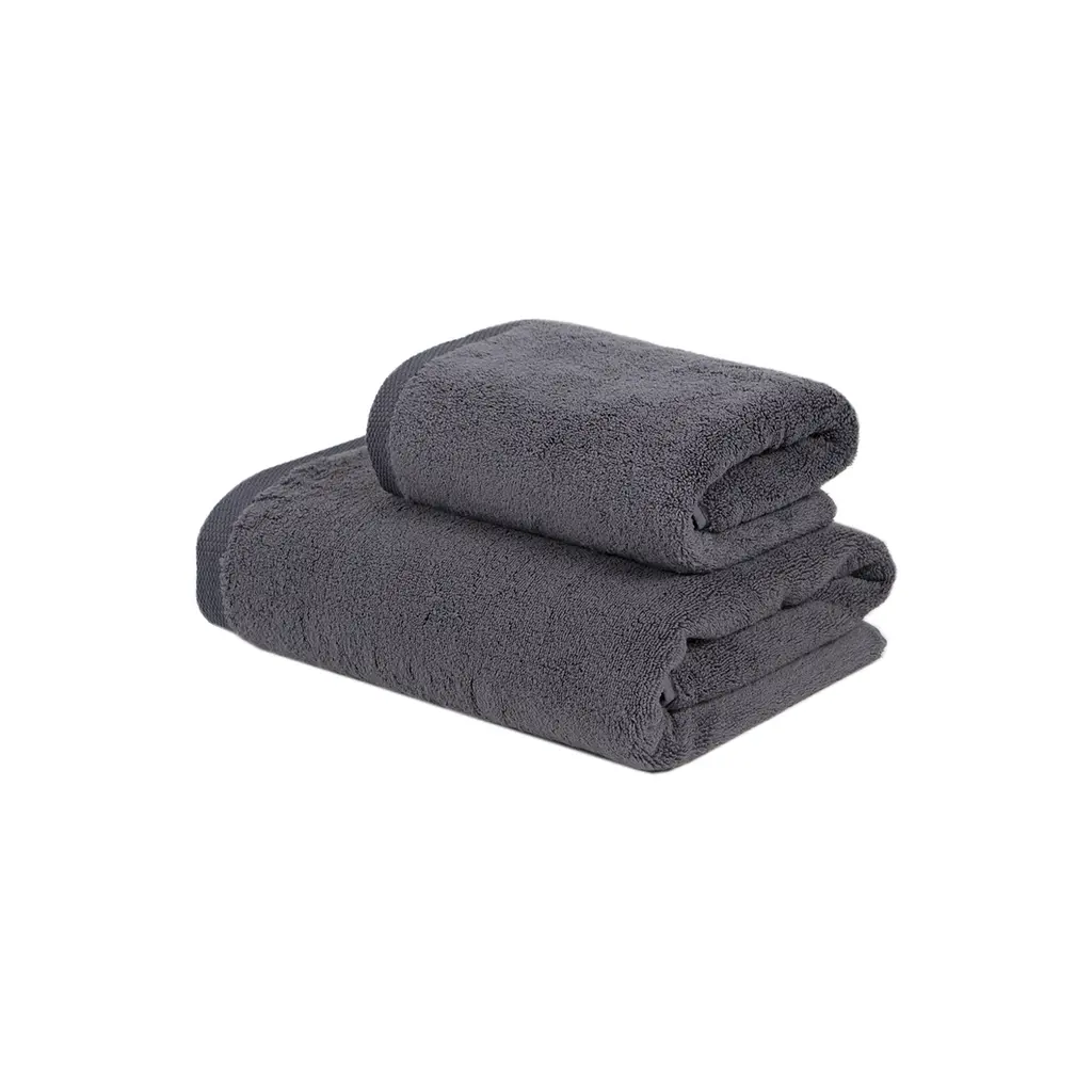 Рушник Lotus Home Готель Premium - Microcotton Antrasit 50x90 550 г/м² - фото 7