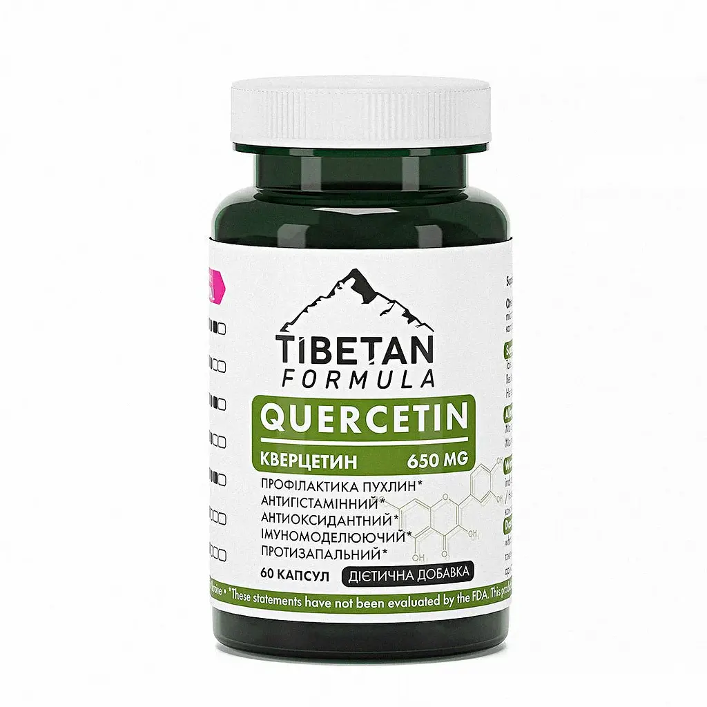 Кверцетин Tibetan Formula Quercetin 60 капсул