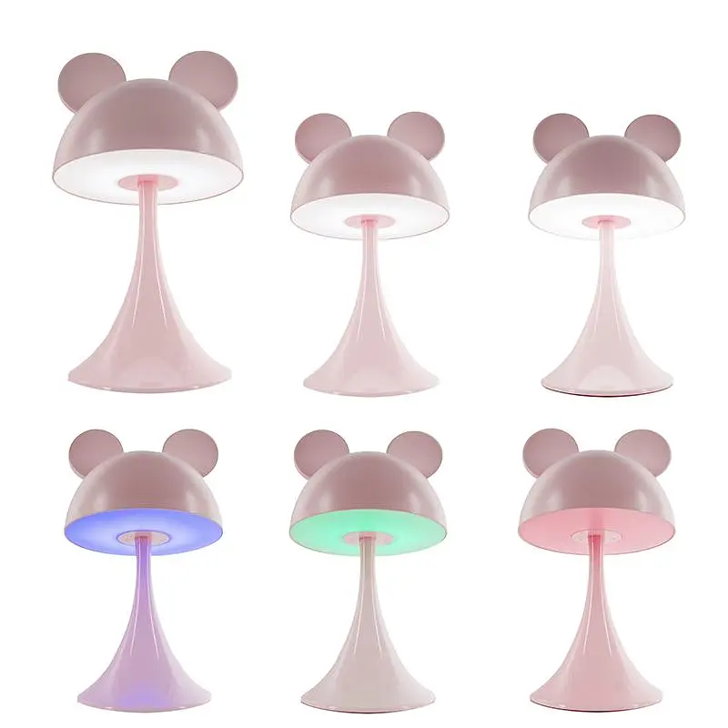 Світильник-нічник Kite LED з акумулятором Simple Mouse рожевий (K25-317-2-2) - фото 3