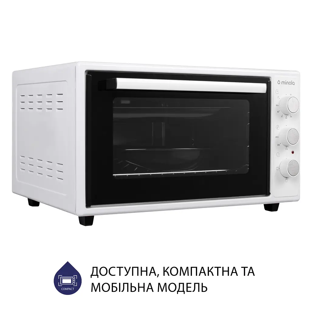 Електрична піч Minola FOE 4815 WH - фото 4