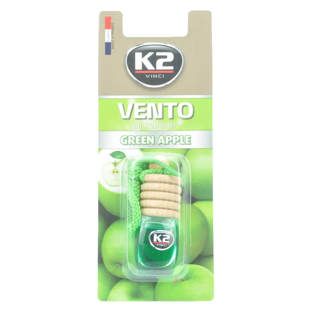 Ароматизатор для автомобіля K2 VINCI VENTO SOLO REFILL GREEN APPLE 8ML (V402) - фото 2