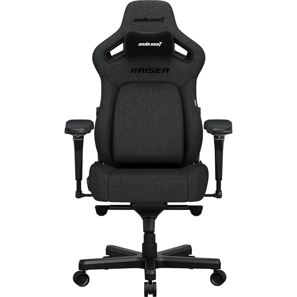 Ігрове крісло Anda Seat Kaiser 4 Dark Grey Fabric Size XL (AD12YDDC-XLL-20-GB-CF) - фото 3