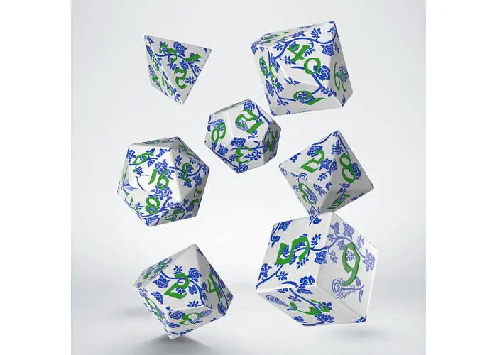Набор кубиков Full Art Dice Set: Porcelain , 7 шт. (SWSPPORC) - фото 2
