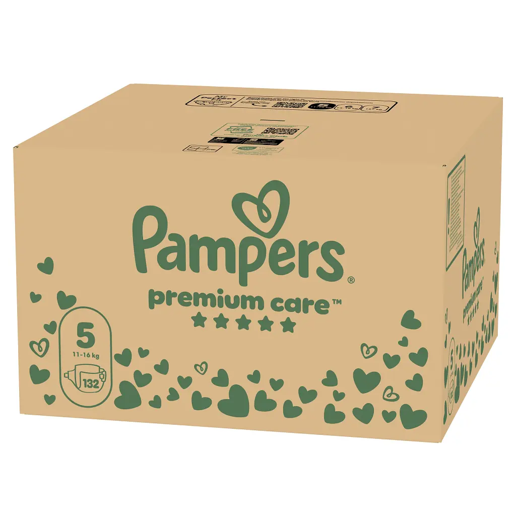 Підгузки Pampers Premium Care Розмір 5 (11-16 кг) 132 шт (8006530223478) - фото 2