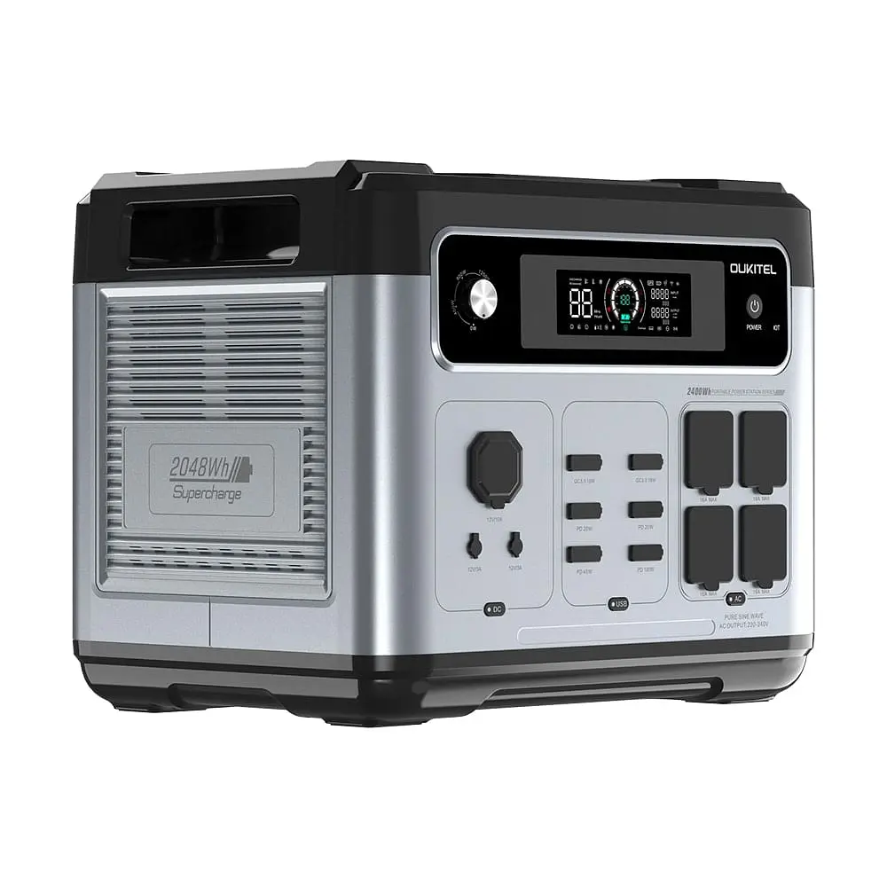 Портативна зарядна станція OUKITEL P2400E 2400W 2048Wh (42-00236) - фото 4