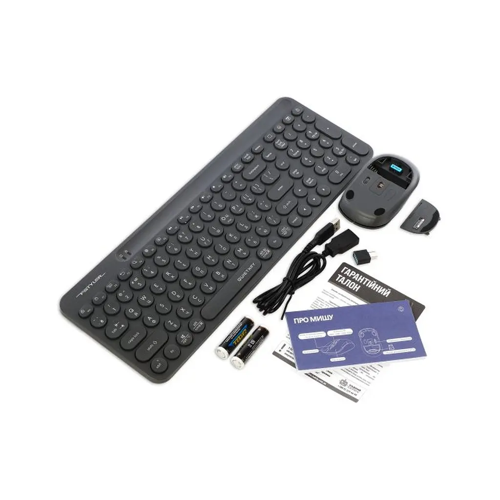Комплект A4Tech FG3300 Air2 USB UA Grey (4711421997416) - фото 8