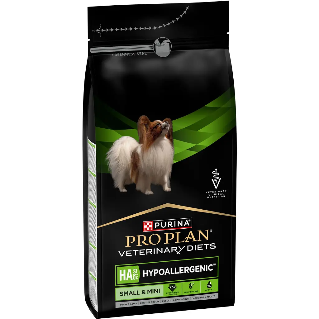 Сухий корм дієтичний Purina Pro Plan Veterinary Diets HA St/Ox Hypoallergenic Small & Mini для цуценят та дорослих собак малих порід 1.4 кг - фото 3