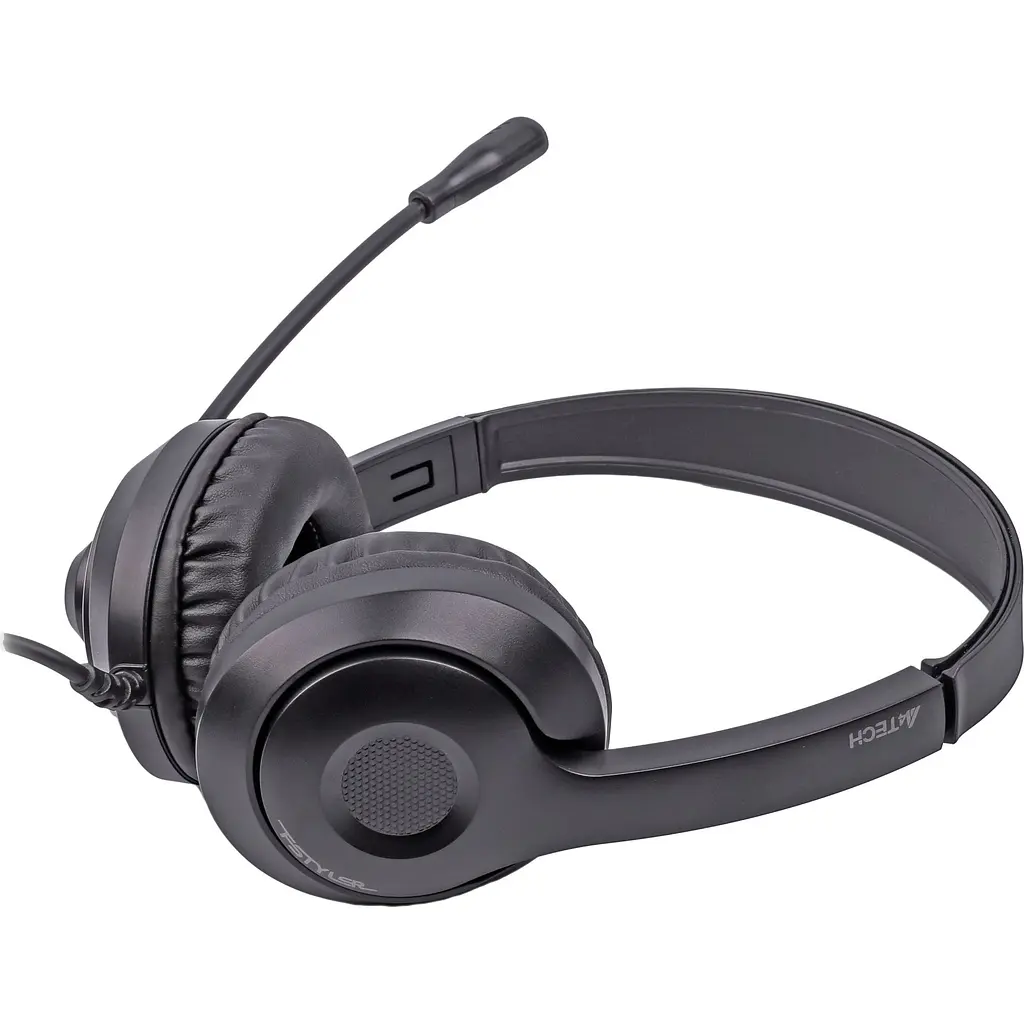 Комп'ютерна гарнітура A4Tech FH100U Black - фото 3