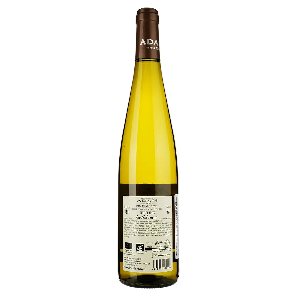Вино Jean-Baptiste Adam Riesling Les Natures біле сухе 0.75 л - фото 2