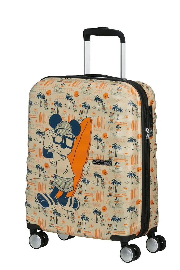 Валіза 55 См American Tourister WAVEBREAKER DISNEY MICKEY SUPER SURFER 55x40x20 31C*47017 - фото 3